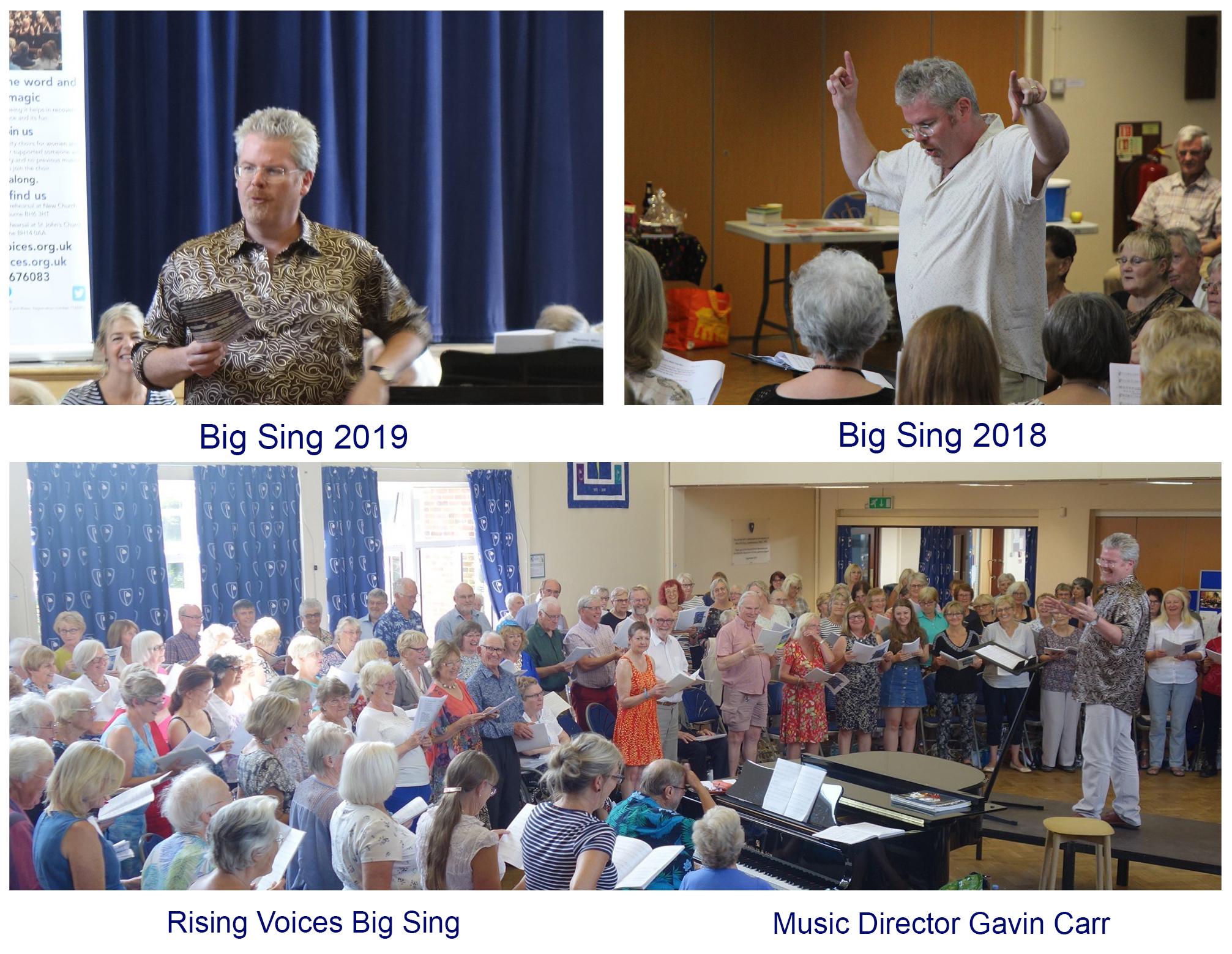 14th July Rising Voices Choir Gavin Carr Big SIng 2019 Concert 14th July Rising Voices Choir Gavin Carr Big SIng 2019 Concert