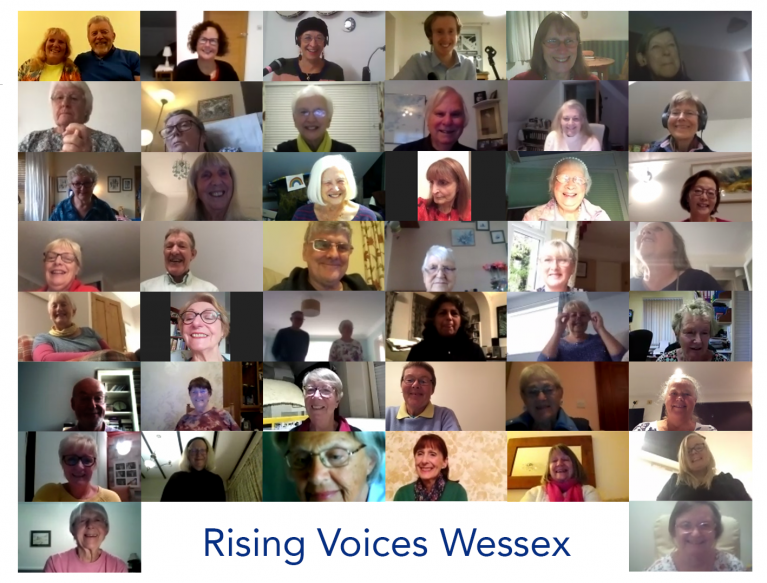 Rising Voices Online Choir Zoom